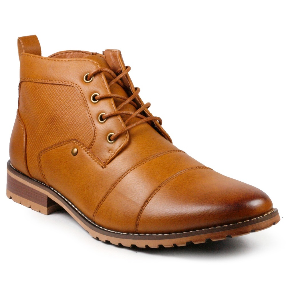 Metrocharm MC144 Tan Men's Casual Oxford Boot